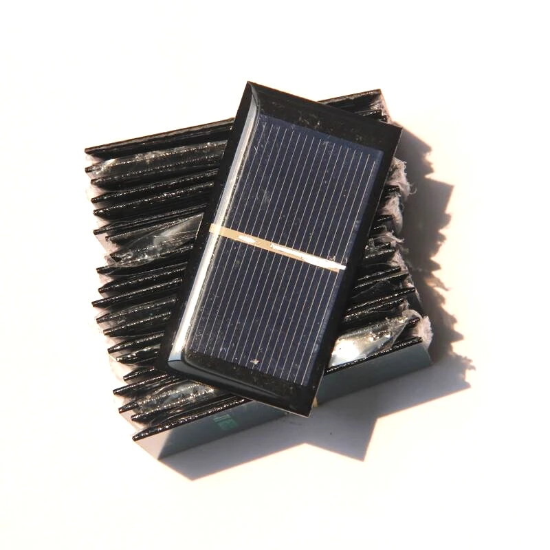 BUHESHUI 200 шт мини солнечная панель 0,5 V 600mA солнечные батареи фотоэлектрические панели s модуль солнечные панели солнечных батарей исследования 65*35 мм