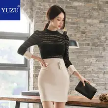 

Summer clothes for women 2018 spring summer Black Lace Pacthwork off white Dress korean O-Neck Pencil Bodycon Mini Dresses