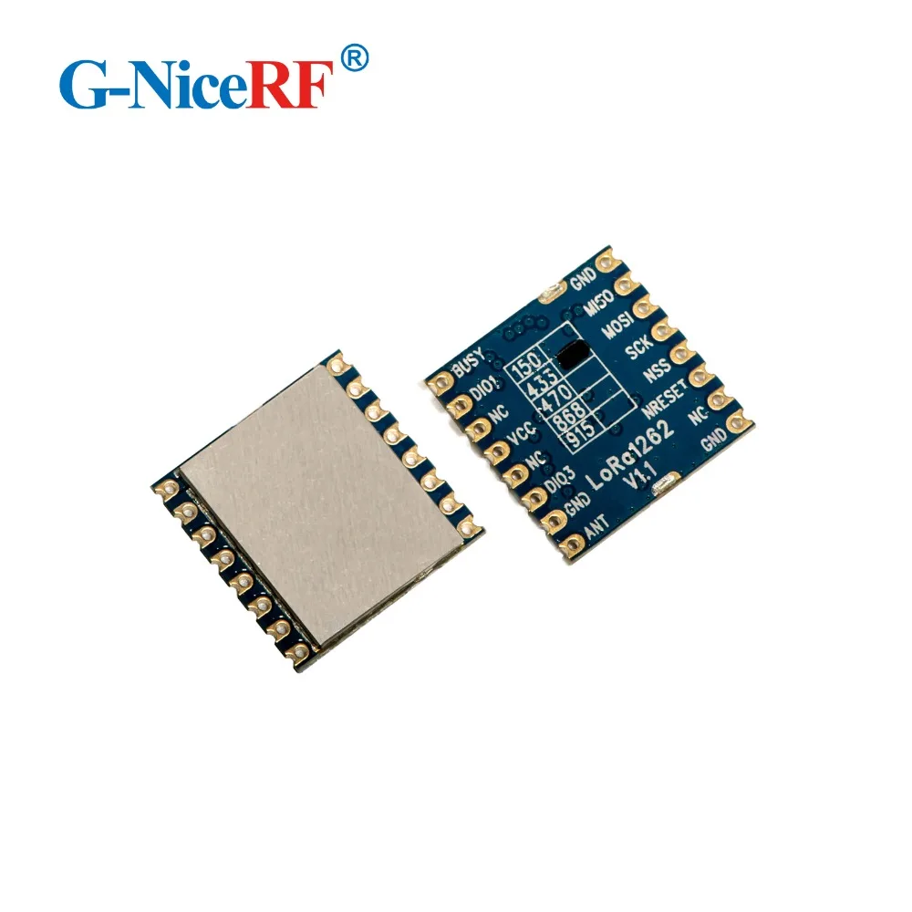 1 шт 22dBm 868 мГц 915 мГц SX1262 LoRa1262 Long range SPI Интерфейс Беспроводной модуль