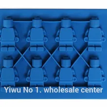 200 шт./партия,, силиконовый лоток для льда, формочка, робот, форма для изготовления мороженого, LFGB, форма для льда, лего форма для льда