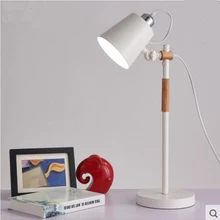 EMS Современные настольные лампы дерево света номер офиса настольная лампа