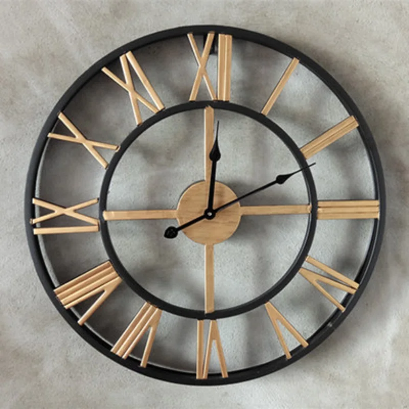 50CM Large Wall Clock Saat Roman numerals Clock Reloj Relogio de Parede 50CM Large Wall Clock Saat Roman numerals Clock Reloj Relogio de Parede