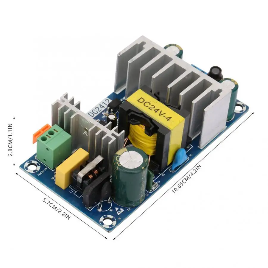 1 шт. WX-DC2412 100 Вт с переключателями высокой мощности модуль питания AC85V-245V вход DC24V 4-6A выход Импульсный блок питания