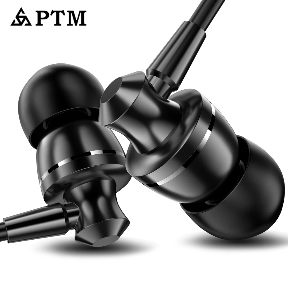 Наушники PTM с шумоподавлением HD Hi Fi гарнитура супер басами стерео наушники для