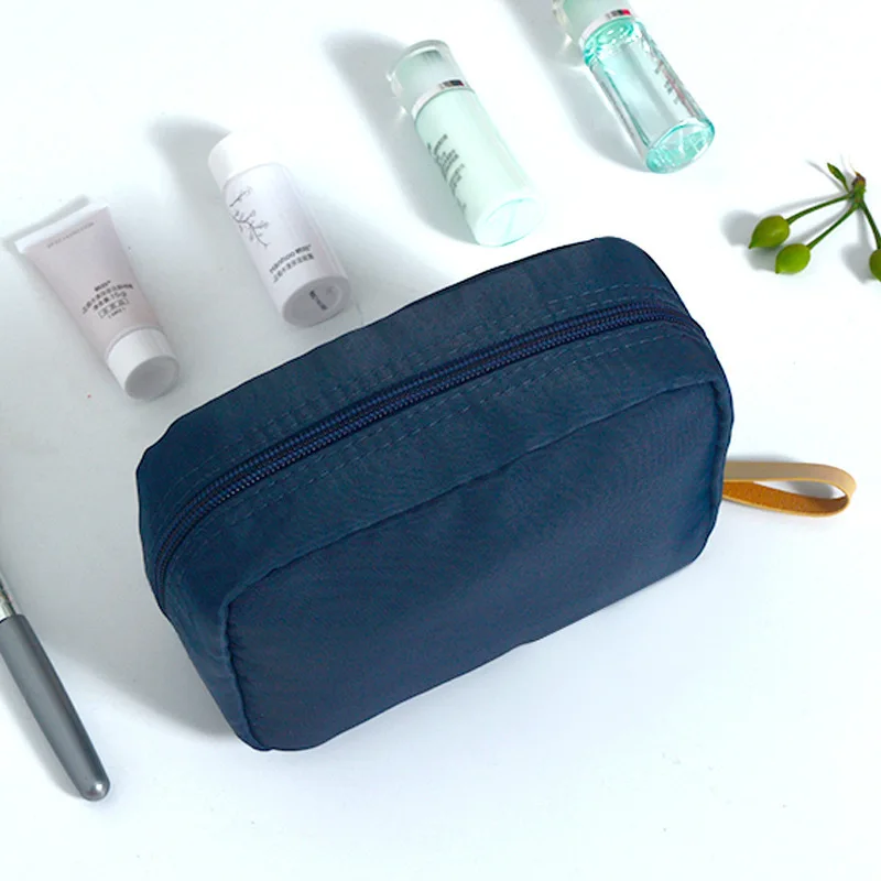 للماء الرجال التجميل حقيبة اليد غسل أكسفورد القماش مسافر اكسسوارات حزمة البسيطة سستة اليد المكياج حقيبة الرجال حقيبة مستحضرات تجميل