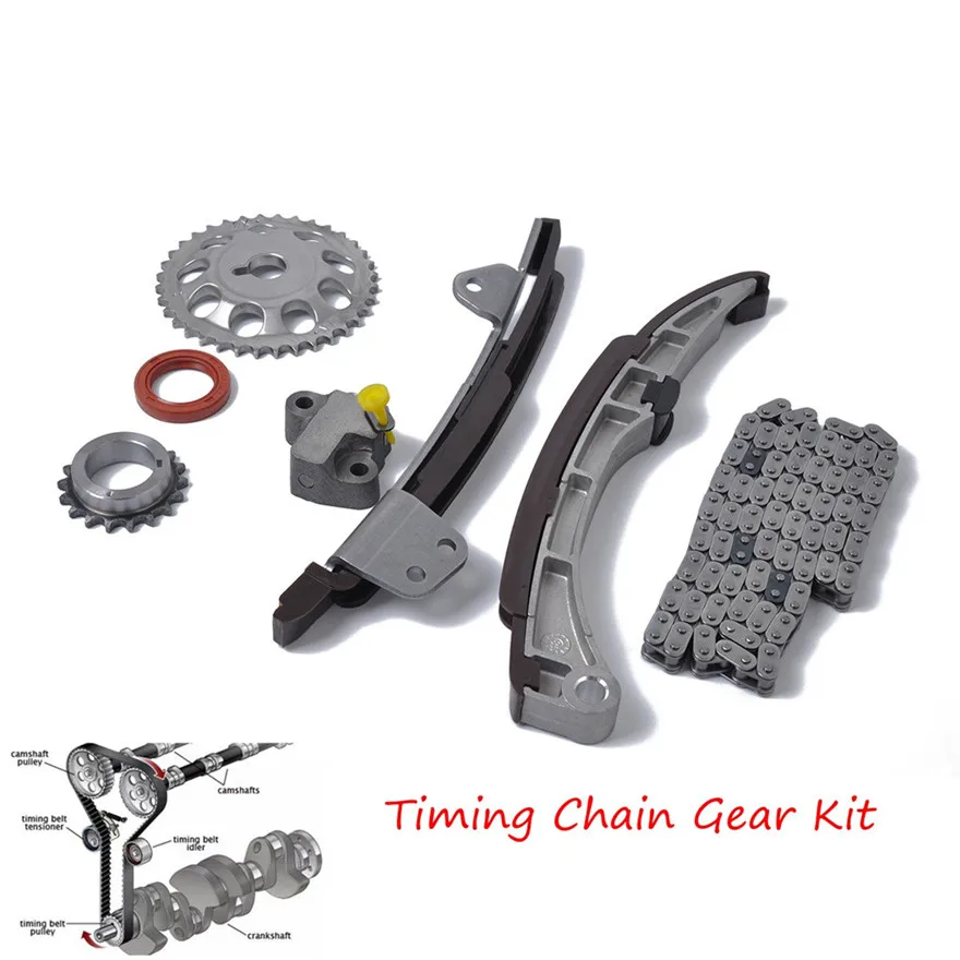 

New Timing Chain Gear Kit for 1.5l Toyota Prius Yaris Echo Scion xA xB 1NZFEl Repair Accessories Practical Durable High Quality