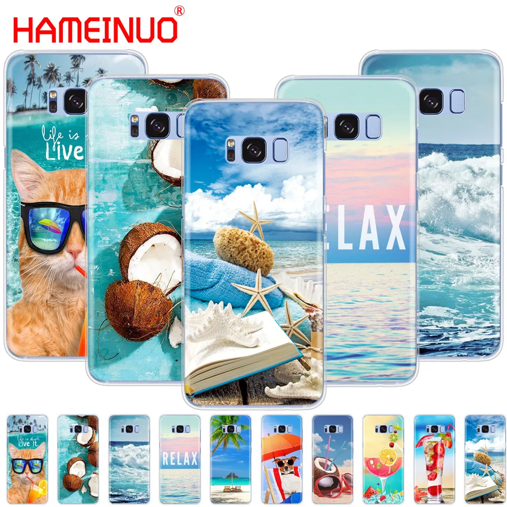 

HAMEINUO summer beach wave sea cell phone case cover for Samsung Galaxy S9 S7 edge PLUS S8 S6 S5 S4 S3 MINI