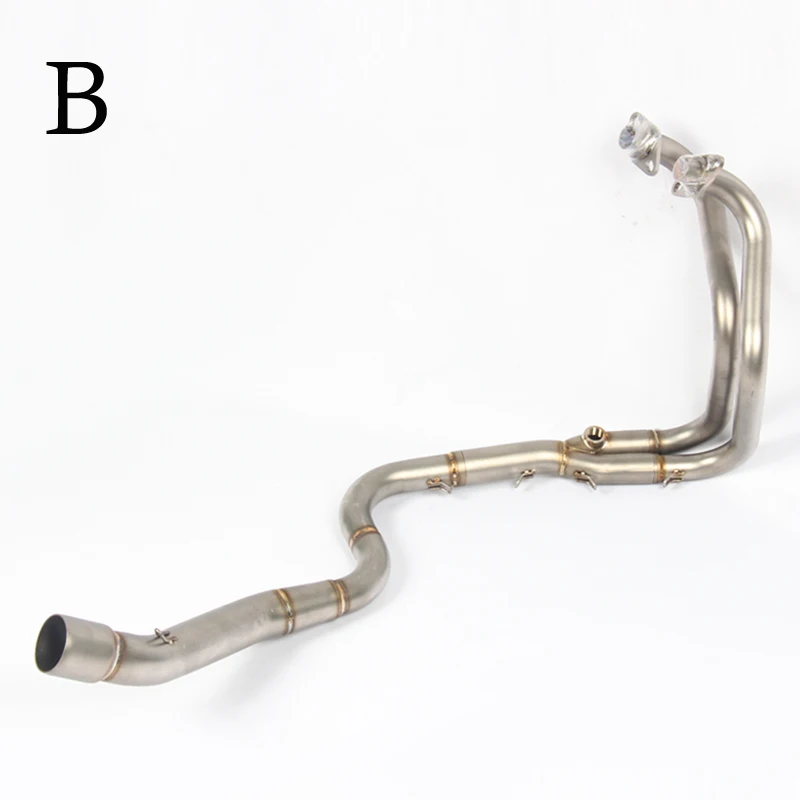 2 Color Available Exhaust Muffler Connection Link Pipe For Kawasaki Ninja 250/300 Z250/300 - - Racext 18