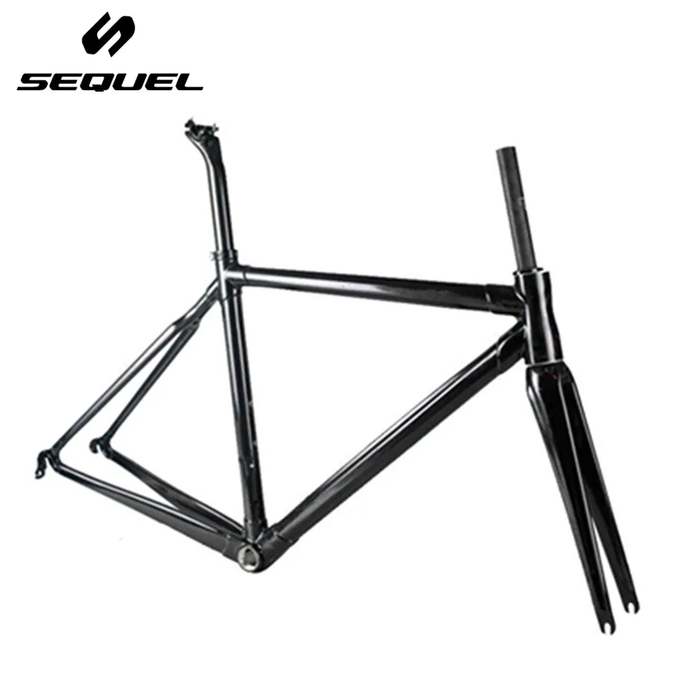 SEQUEL DCRF03 Toray 800 3k Глянцевая готовая cadre velo route carbone BSA Di2 и механические оба высокого