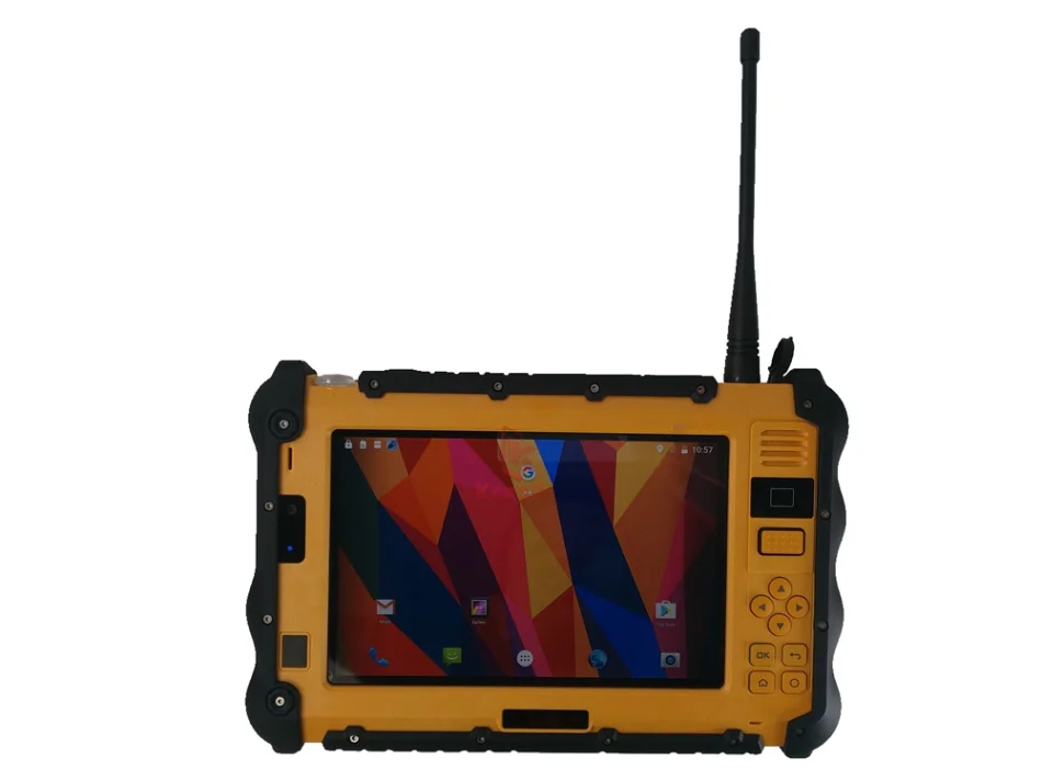 China P12 Rugged Industrial Waterproof Shockproof Android Tablet PC UHF PTT Walkie talkie Radio 7 Inch 3GB RAM Dual Sim GPS 4G