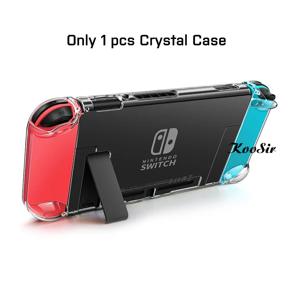 Защитный чехол для консоли nintendo s Zend, цветной чехол Nitendo Switch Crystal Shell, чехол для nintendo Switch Pikachus, тематический чехол - Цвет: Only 1 Crystal Shell