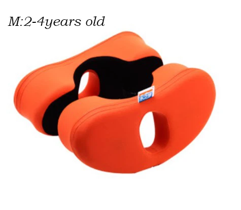 Регулируемое детское кольцо на руку из пены, плавающее кольцо на плечо, игрушки для бассейна, плавающий круг на шею для детей 1-6 лет - Цвет: orange m