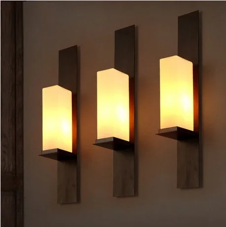 Retro Loft Style LED Wall Sconce Iron Glass Vintage Wall Lamp For Home Antique Wall Lights Indoor Lighting Lamparas