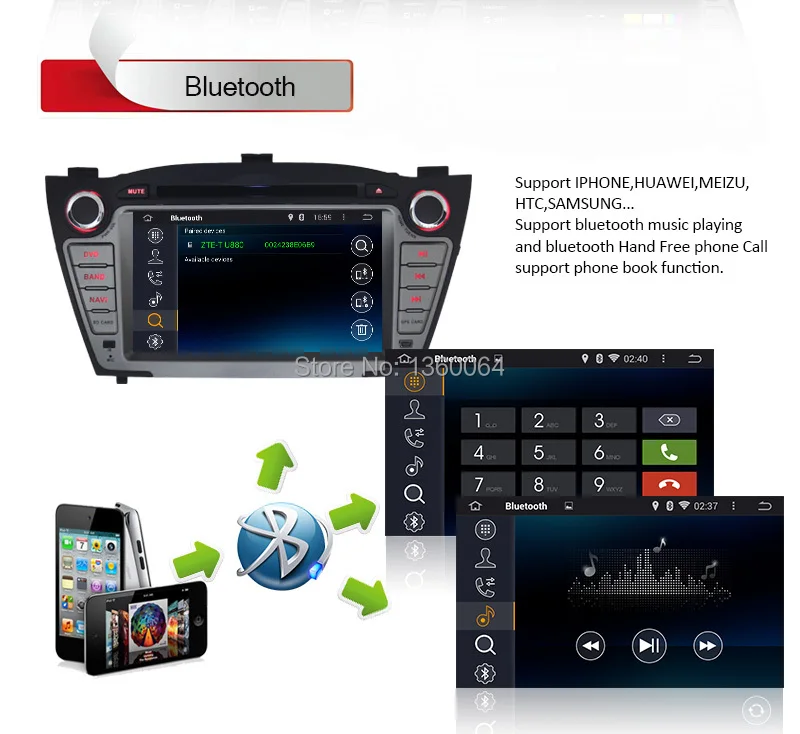 Top 1024X600 HD Screen Android 8.1 Car DVD For Hyundai IX35 Tucson 2010 2011 2012 2013 GPS Radio Stereo Unit WIFI 3G DVR 8