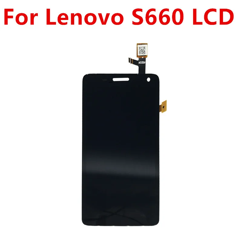 ЖК дисплей для Lenovo S660 кодирующий преобразователь сенсорного экрана в сборе