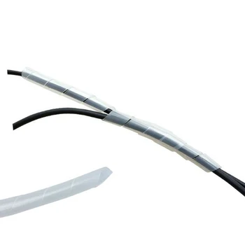 

5mm 15 Meter Part PE Manage Cord White Black For 3D Printers Parts New Spiral Cable Wire Wrap Tube Diameter