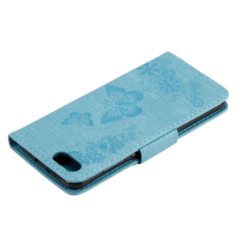 Retro Printing Butterfly Wallet Flip PU Leather Strap Stand Case For HUAWEI HONOR V10 HONOR 10 Magnetic Phone Cover w Card Slot (49)