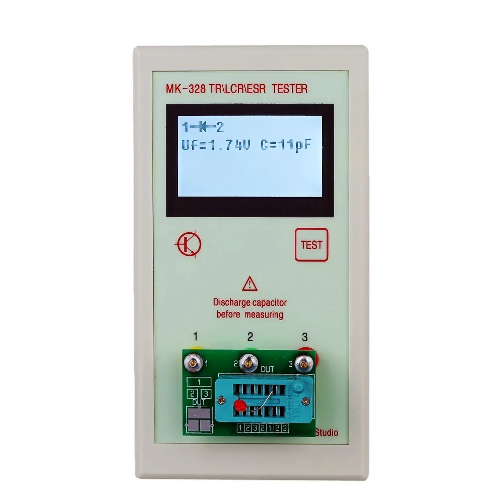 MK-328 TR \ RLC \ ESR транзистор \ индуктивность емкость сопротивление \ ESR тестер