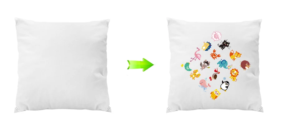 Animal Series Patches for Clothes Stickers Heat Transfer Household Iron-on Patch Parches Para La Ropa 22x22.8cm 4