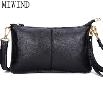 

Genuine Leather Women's Bag Designer Fashion Party Clutch Evening Bags Women Leather Handbags Shoulder Bags TLM027