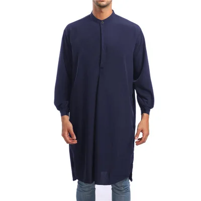Мужская рубашка с длинным рукавом tobe Jubba Kurta в мусульманском стиле Абая