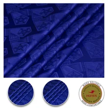 Дизайн Африканская Хлопковая ткань для платья королевский синий швейный материал Базен Riche Австрия качественная ткань Feitex китайский Текстиль