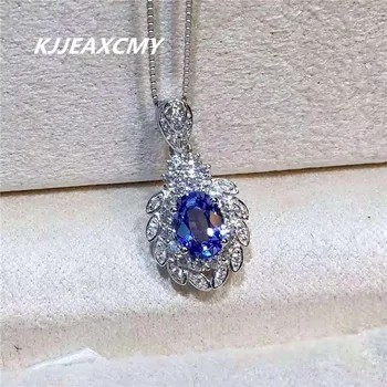 

KJJEAXCMY boutique jewelry,Natural stone pendant pendant jewel necklace, 925 Sterling Silver female jewelry