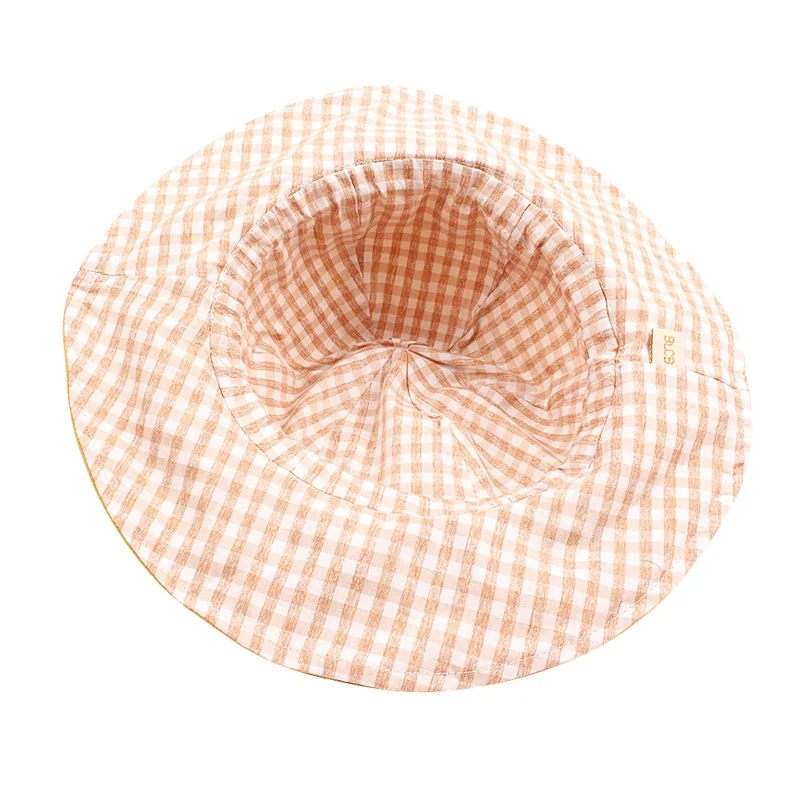 2019 Cotton Baby Bucket Hat For Girls Wide Brim Kids Sun Cap Adjustable 1-4Years Baby Boys Hat Spring Summer Baby Girls Clothing (14)