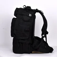45L Mochila Táctica Militar Del Ejército Al Aire Libre Viajes Deporte Mochilas de Excursión Que Acampa Trekking Bolsa de Camuflaje