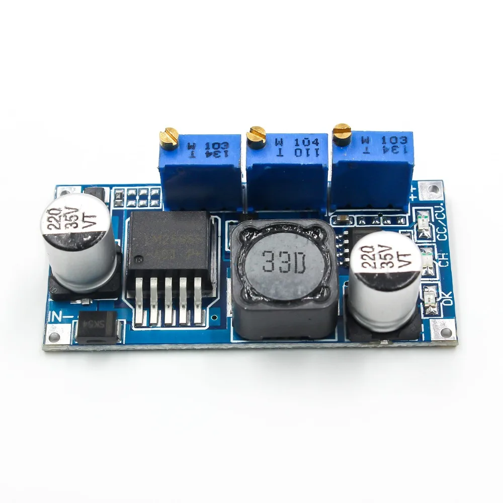 1 шт. LM2596S DC модуль постоянного тока LM2596 7V 35V понижающий Регулируемый CC/CV Питание