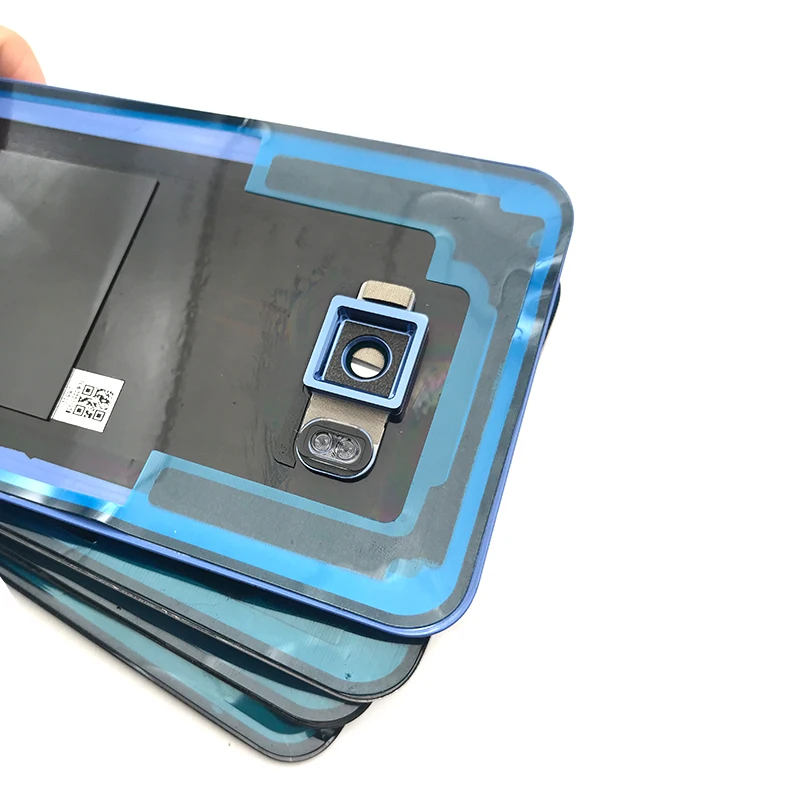 Задняя крышка батарейного отсека для htc U11 U-3W U-1W задняя Дверная панель стеклянный корпус чехол с камерой стеклянная линза Запасная часть