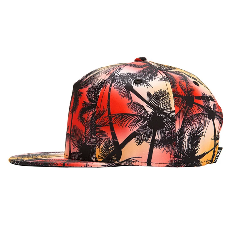 Unisex Coconut Tree Baseball Cap Men Women Outdoor Sports Snapback Adjustable Dad Hats Teenage Hip Hop Gorras Casquette CP0306 (1)
