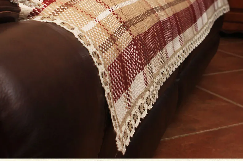 Европейский стиль, кожаный диван ткань для диванных подушек модные подушки Роскошные Нескользящие ткани четыре сезона Тканое полотенце