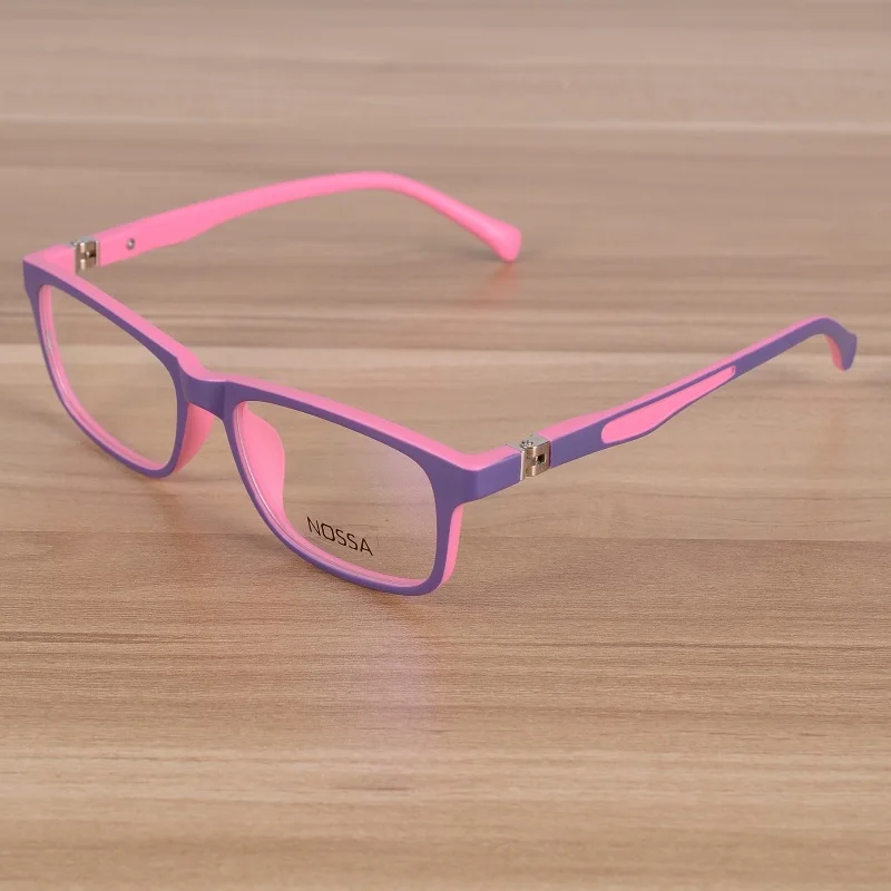 Kids Eyeglasses Children Flexible TR90 Plain Glasses Frame Optical