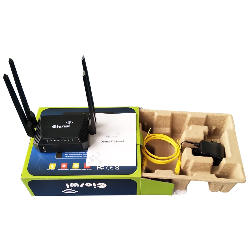 wifi signal booster 5ghz openWRT Router 300Mbps Access Point With 4 External Antennas Hotspot 7620N CPU WiFi Wireless Router USB Sharing English Version wi fi amplifier