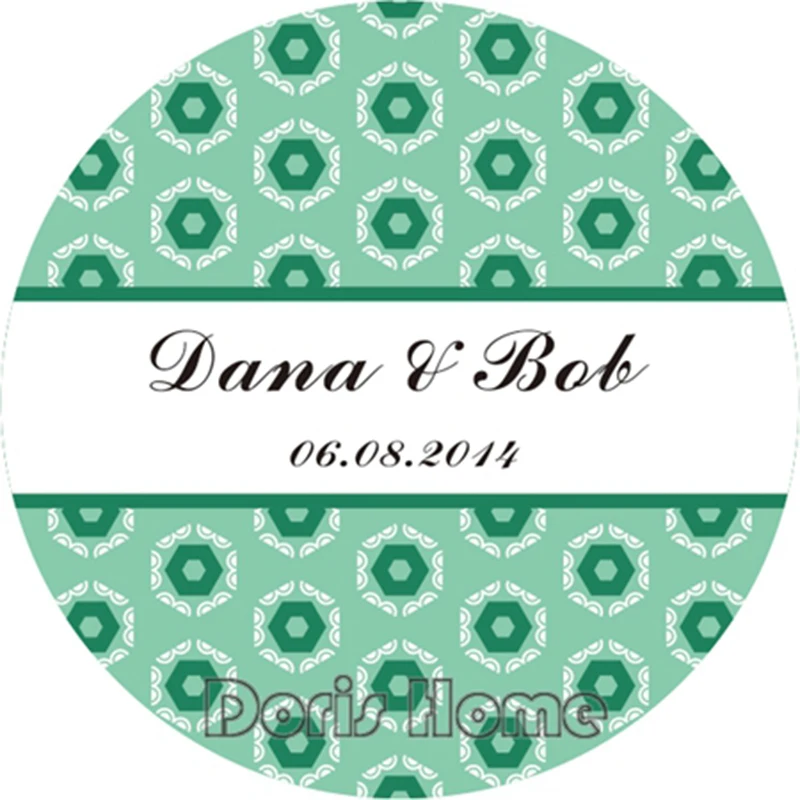 

Free Shipping New Personal Adhesive Sticker / Label for Wedding / Baby Shower 3cm, W117