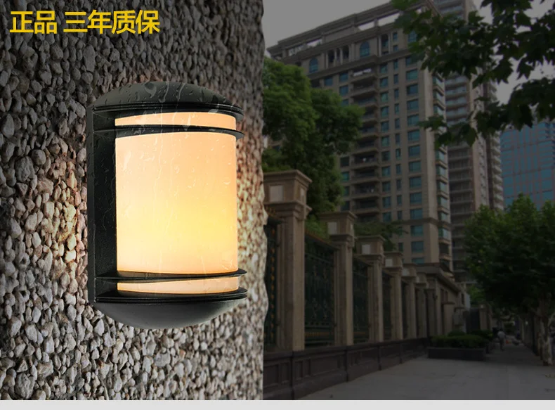 Lâmpada de Parede ao ar Conduziu a Luz da Parede do Jardim Livre Impermeável Arandela Pátio E27 Villa Varanda 12 w Interior Luz Ip65 Ac90-260v 9 Cheap Luminárias de parede externas