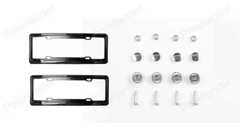 

car styling License plate frame for Au-di high-grade carbon fiber size：45.5cm*16cm