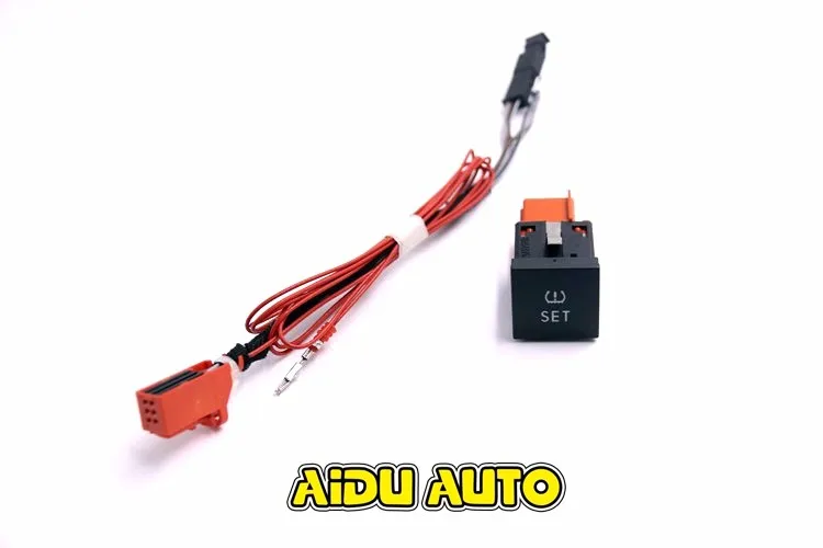 

FOR VW Golf MK6 Jetta 5 6 MK5 MK6 Scirocco SET TPMS Tire Tyre Pressure Warning Button with Wire 1K0927121B 1K0 927 121 B