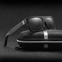 Квадратные Солнцезащитные очки, мужские поляризованные очки для рыбалки, вождения, спорта, Полароид, солнцезащитные очки для мужчин, мужские UV400, черные очки, аксессуары