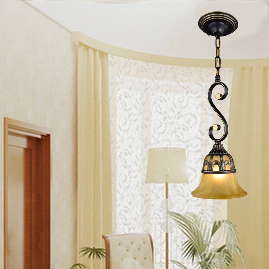 New European style high quality iron pendant lights luxury atmospheric