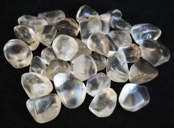 Grade A Himalayan Clear Quartz Crystal Tumble Stone Natural Gift