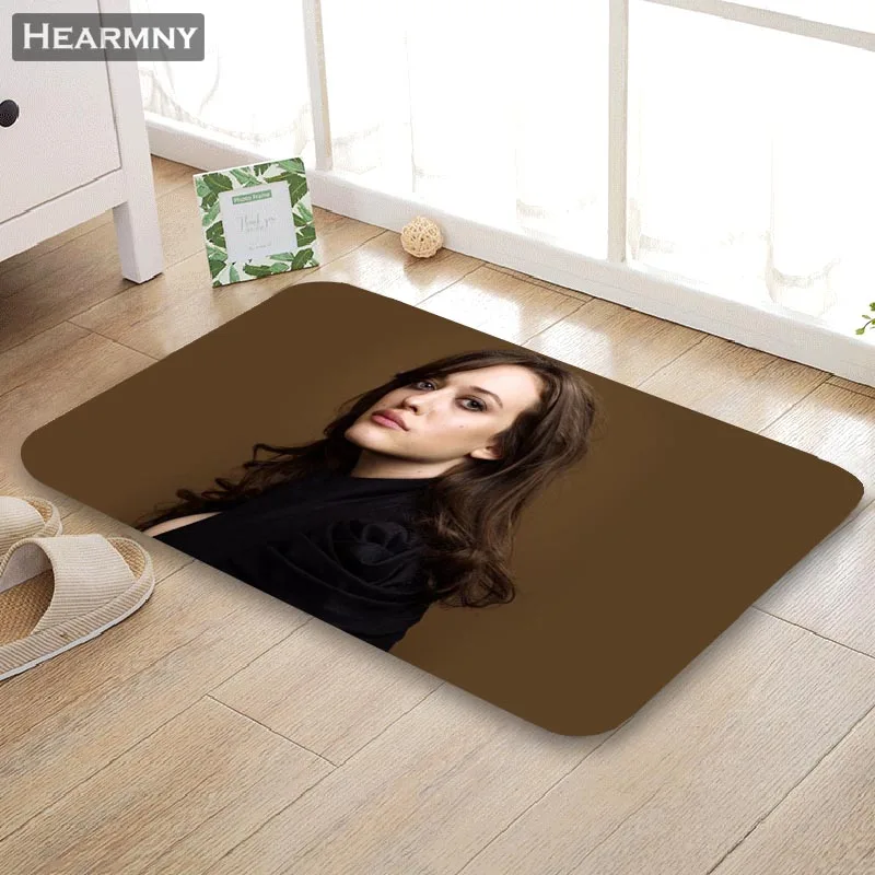 Custom Kat Dennings двери коврики пол/для ванной/кухня/пляж фланель губчатый материал 3D печатных Лохматый Украшения для спальня - Цвет: 3