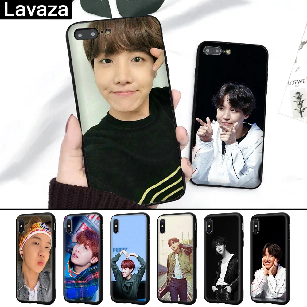 

Lavaza Bangtan Boys J-HOPE Silicone Case for iPhone 5 5S 6 6S 7 8 Plus X XR XS Max
