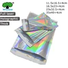 50 PCS Self-seal Adhesive Courier Bags Laser Holographic Plastic Poly Envelope Mailer Postal Shipping Mailing Bags Cosmetic 2