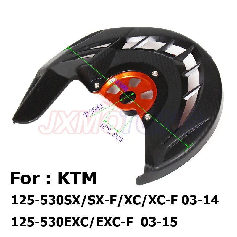 

Free shipping CNC Billet Front Brake Disc Cover Protector Plastic Rotor Guard Fit KTM 125-530 SX/SX-F/XC/XC-F 03 - 14 EXC/EXC-F