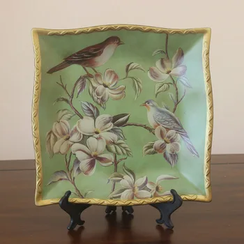 

dish painted ceramic sat dish hang dish plate Europe type restoring ancient ways of handicraft furnishing articles