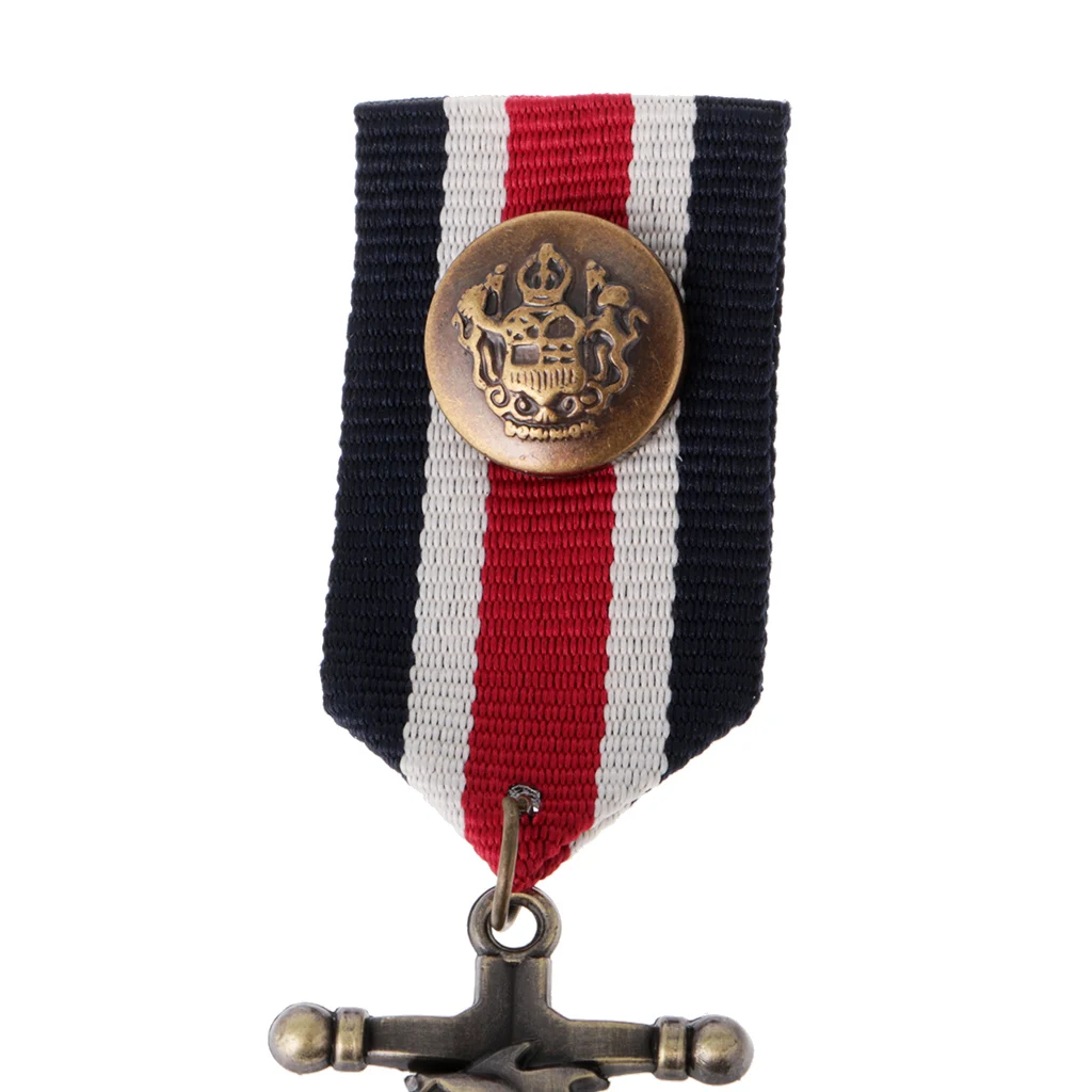  Unisex Vintage Navy Style Horse Anchor Design Medal Brooch Lapel Pin Punk Jewelry