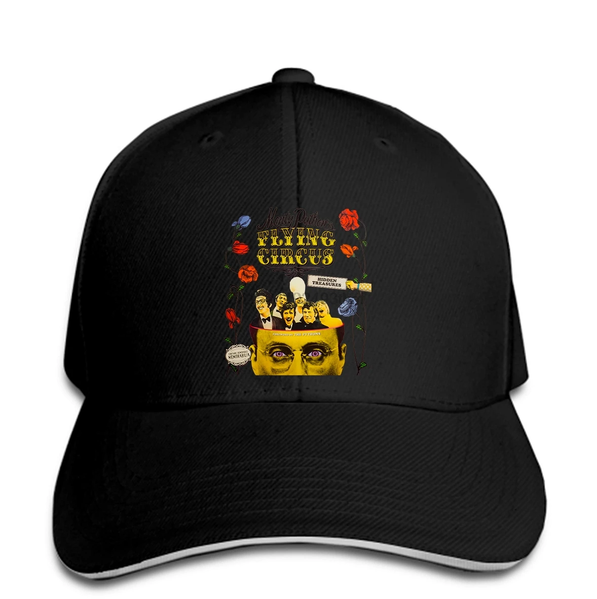 

Baseball cap Monty Python Flying Circus V2 TV series DTG WHITE 2 Hat Peaked cap