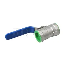 BQLZR Нержавеющая сталь BSP1 поворотным рычагом ровный шар клапан из нержавеющей стали шаровой клапан DN25